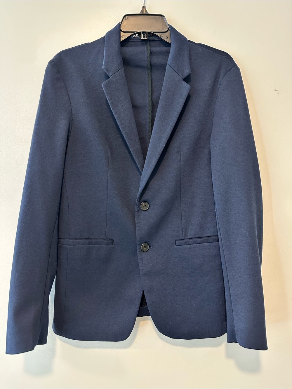 Zara Women’s Navy Two-Button Blazer